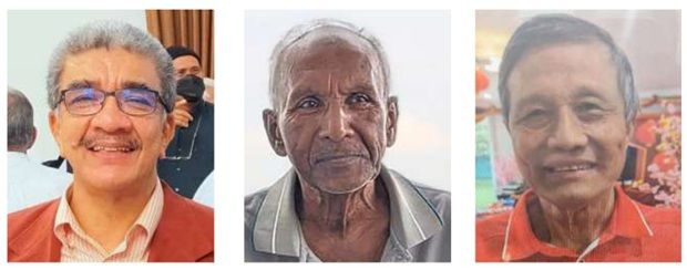 Brothers in arms: (From left) Ansar Ali, Munisamy and Yeow