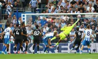 Soccer-Brighton's Gruda grabs last-gasp winner to sink Man City 2-1