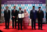 Pahang Sultan receives honorary doctorate from University of Tsukuba