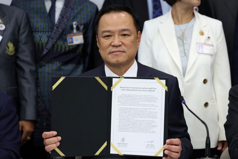 Thailand&#039;s ruling party seeks house dissolution as opposition backs rival&#039;s PM bid