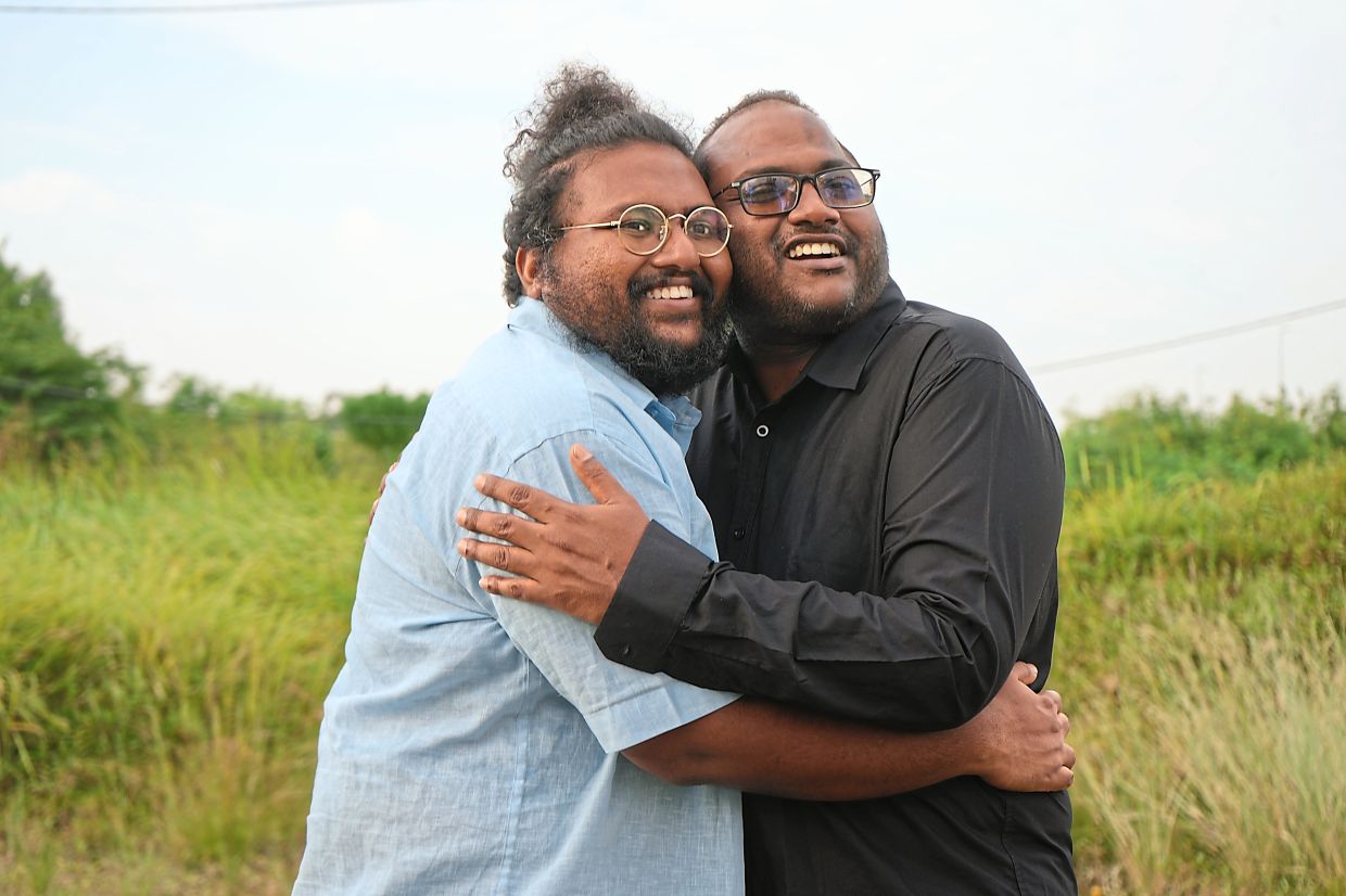 Brothers Gogularaajan (left) and Kumanavannan began the project in 2021 with support from the Krishen Jit Fund. Both of them run Om Sakthi Films, a production company in Kuala Lumpur. Photo: Om Sakthi Films