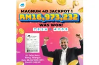 Selangor winner bags close to RM17mil Magnum 4D Jackpot