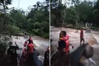 12 cops among 22 trapped by KKB water surge, all successfully rescued