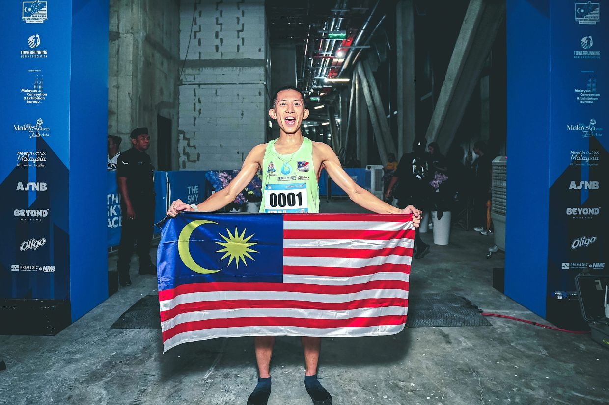 Soh, who continues his tower running dominance, feels immense pride with his win in Sky Race at Merdeka 118.