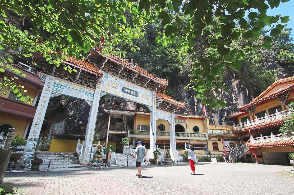 The Sam Poh Tong temple in Ipoh is one of many cave temples that attract tourists to the city. — Filepic