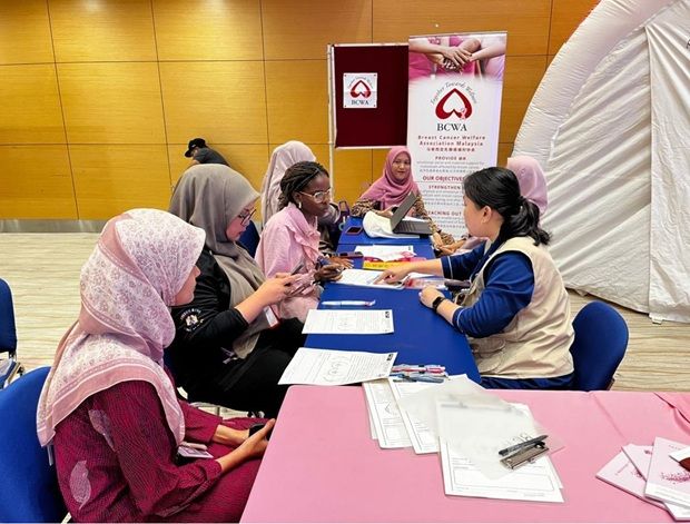 The nursing students took part in a cancer awareness community programme with NGOs, building empathy, communication and teamwork skills.