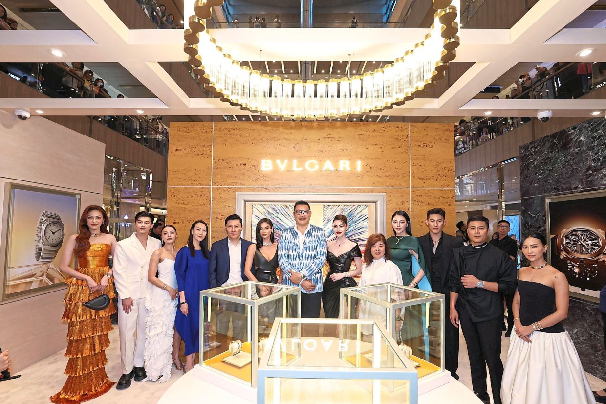 Some of the celebrities at the exhibition’s launch.