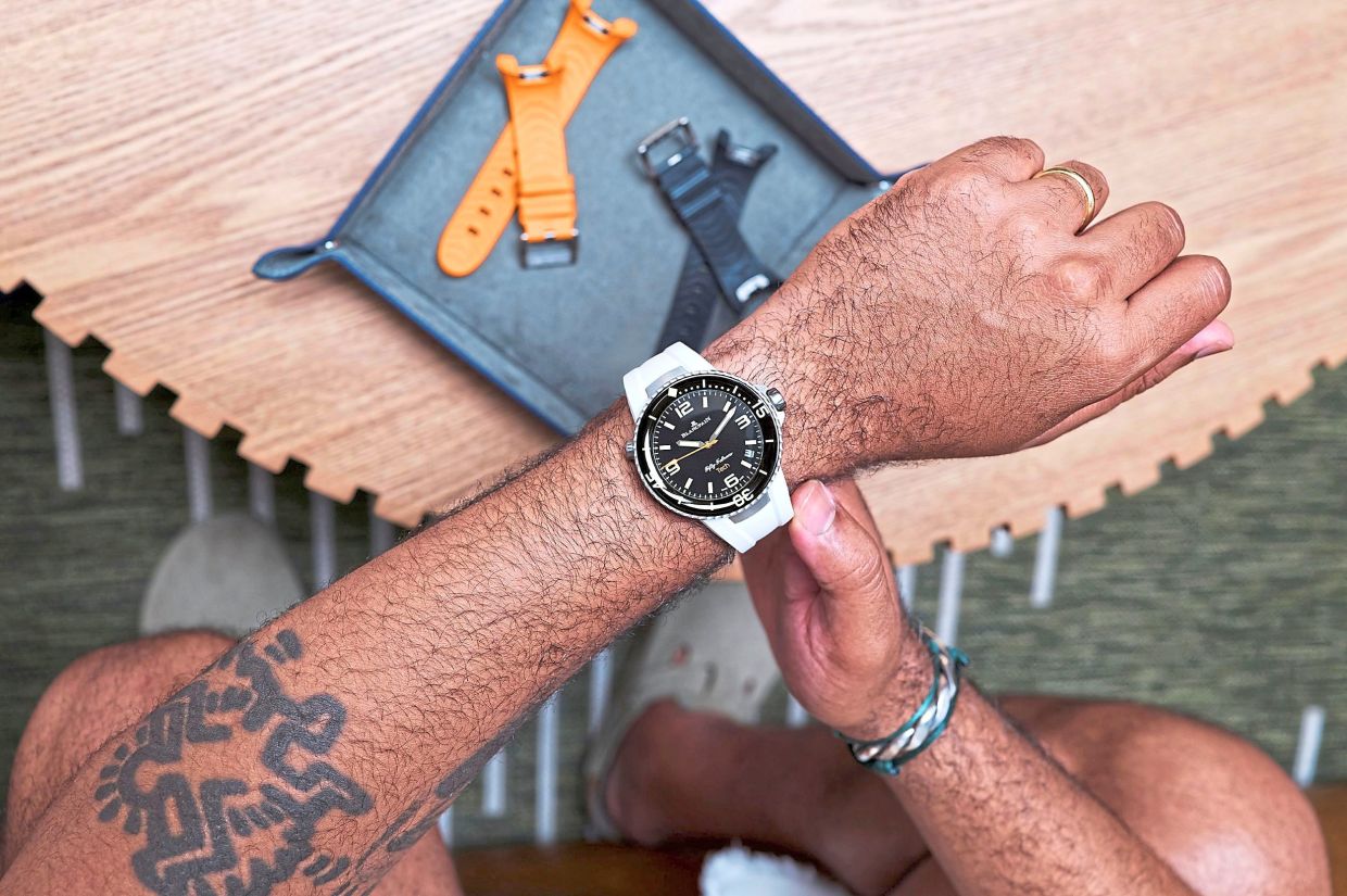 This is the Fifty Fathoms Tech for everyday wear.