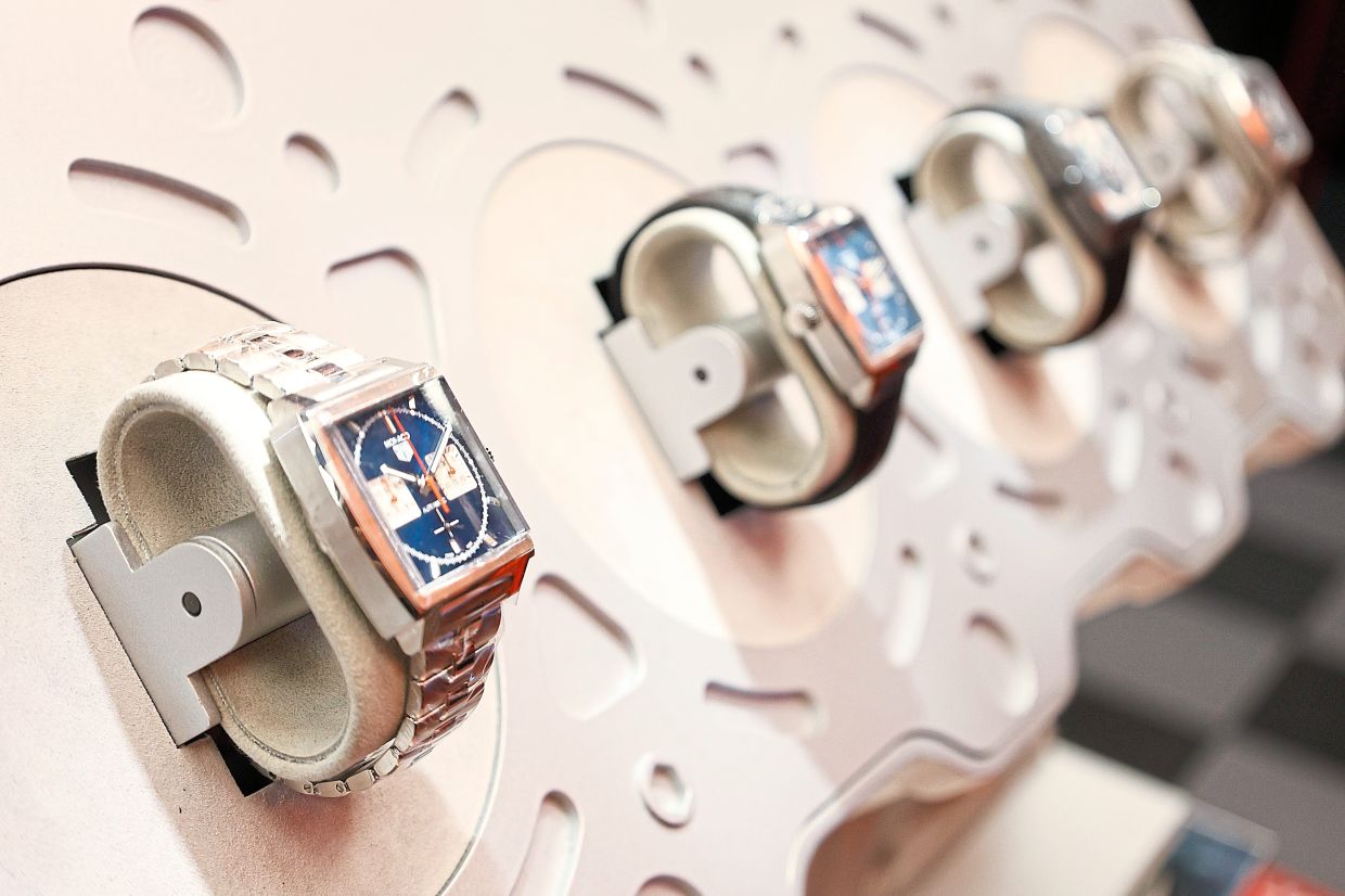 More TAG Heuer watches.