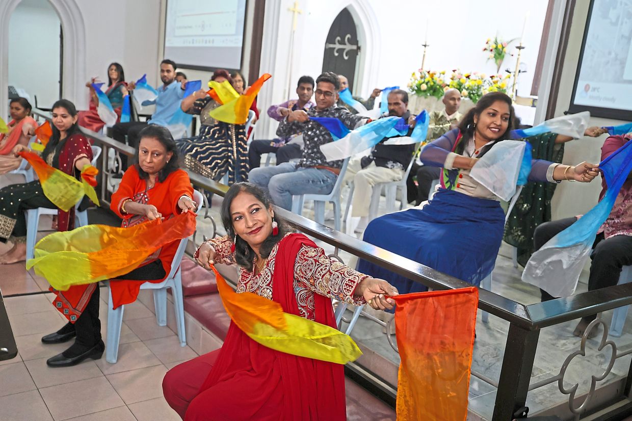 One of the activities held during the 130th anniversary celebration at the Butterworth church.