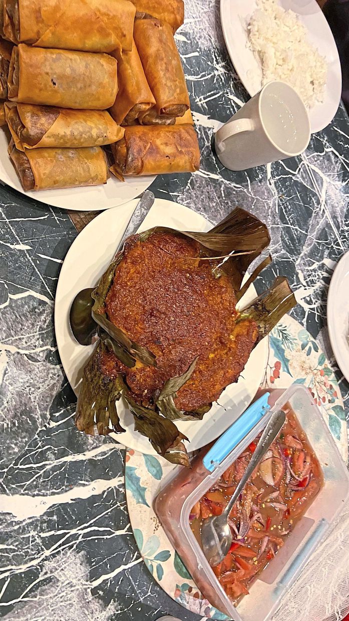 Nur Anis says cooking Malaysian food lessens the ache of missing home. Photo: NUR ANIS SYAHIRA DIN