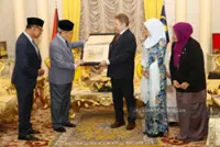 Original Japanese WWII surrender document presented to S'wak Governor