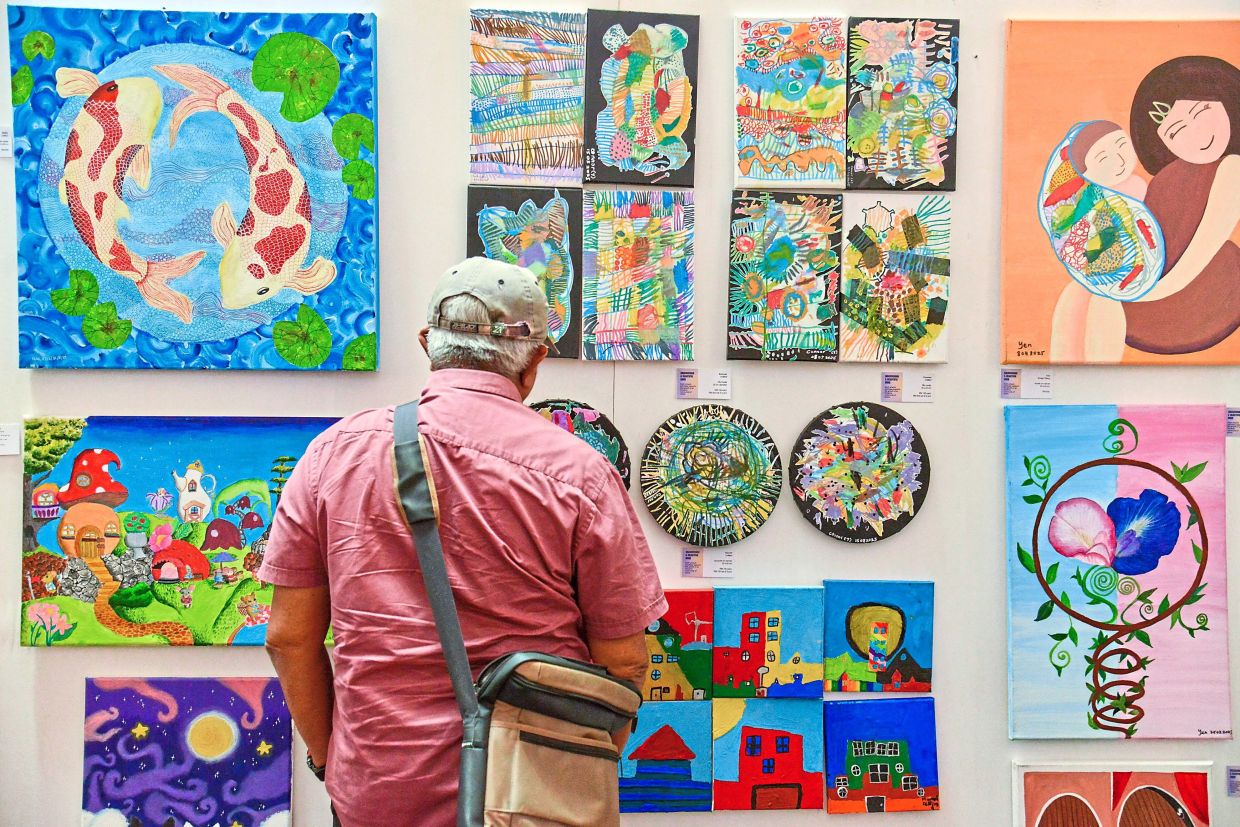 The exhibition in Petaling Jaya runs until Sept 14. — Photos: Bernama
