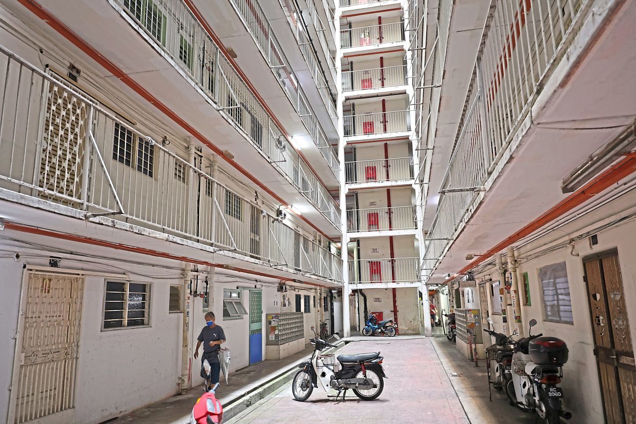 Rifle Range Flats in Air Itam, Penang, is home to between 12,000 and 15,000 residents.