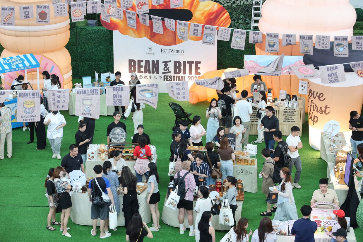 The Bean & Bite Festival 2025 is taking place from Sept 13 to Sept 16, at Eco Galleria, Iskandar Puteri. — THOMAS YONG/The Star