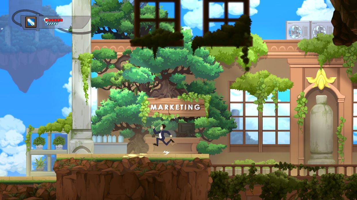 The 2D animated art style stands in contrast to many modern games. — Forust Studio
