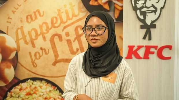 Haajaratul: The KFC Scholarship has been a big help in my studies.