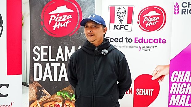 Muhd Aeril: My child now attends school more regularly and has learned to read.