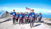 MBSA team marks silver jubilee by climbing Mount Kinabalu