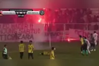 QuickCheck: Were fireworks thrown onto the field during the Terengganu league match?