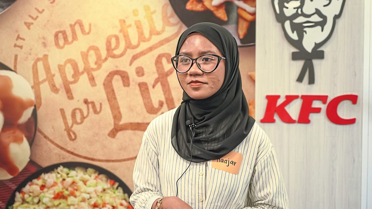 Haajaratul: The KFC Scholarship has been a big help in my studies.
