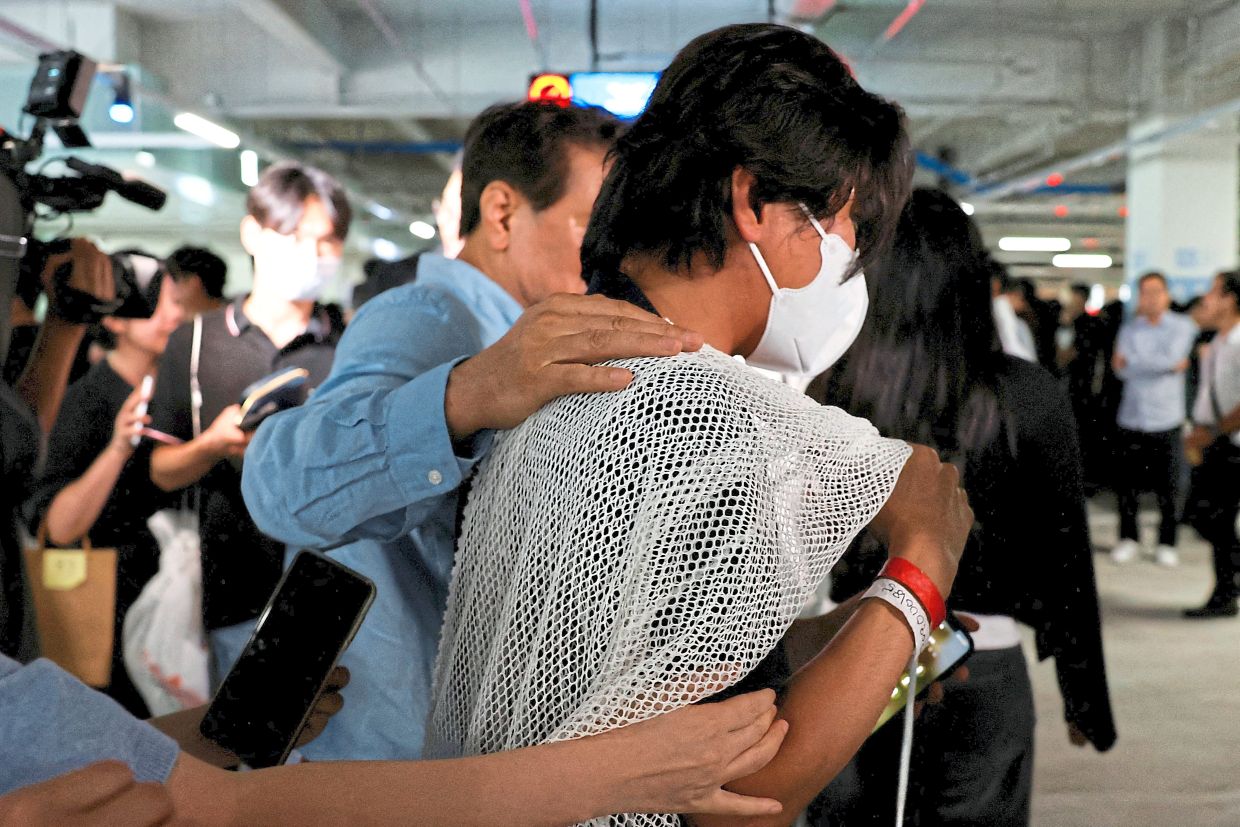 Ahead of the plant workers’ arrival. — AFP/Reuters