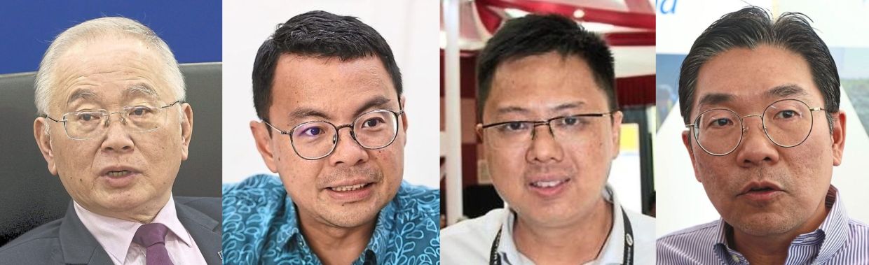 From left: Dr Wee, Lee, Chow and Sim.