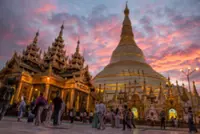 Myanmar's famed Shwedagon Pagoda continues to attract millions despite political instability