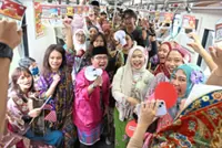 Keretapi Sarong event turns 11 train stations into cultural pride