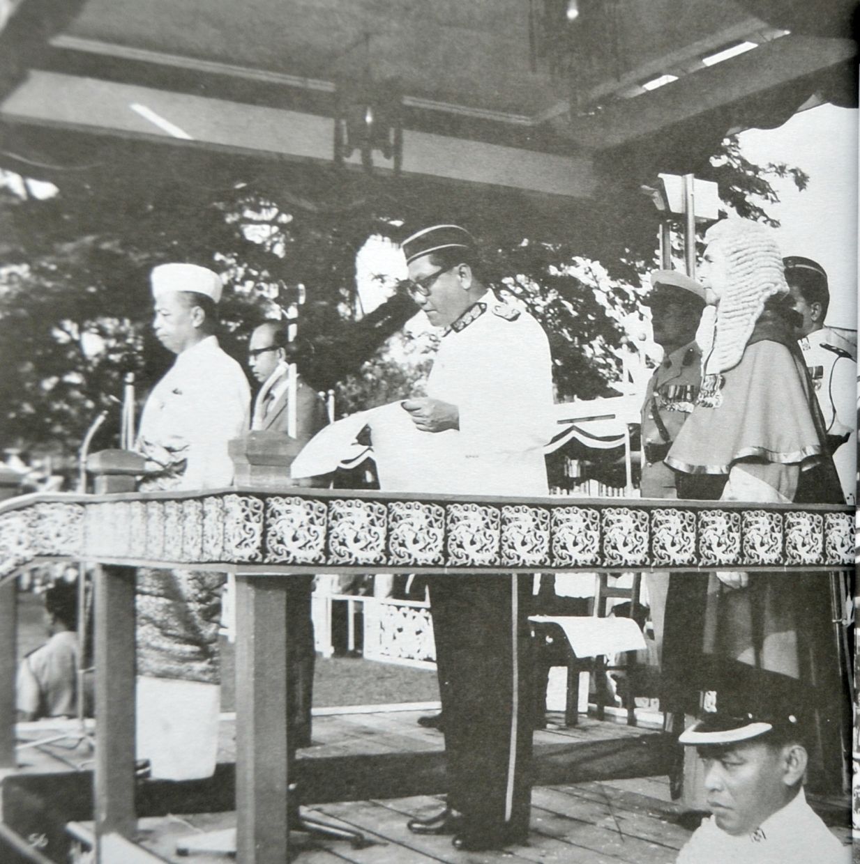 Hope and promise: The Declaration of the Formation of Malaysia on Sept 16 1963 at the Central Padang, which is now Padang Merdeka. —Arkib Negara Malaysia