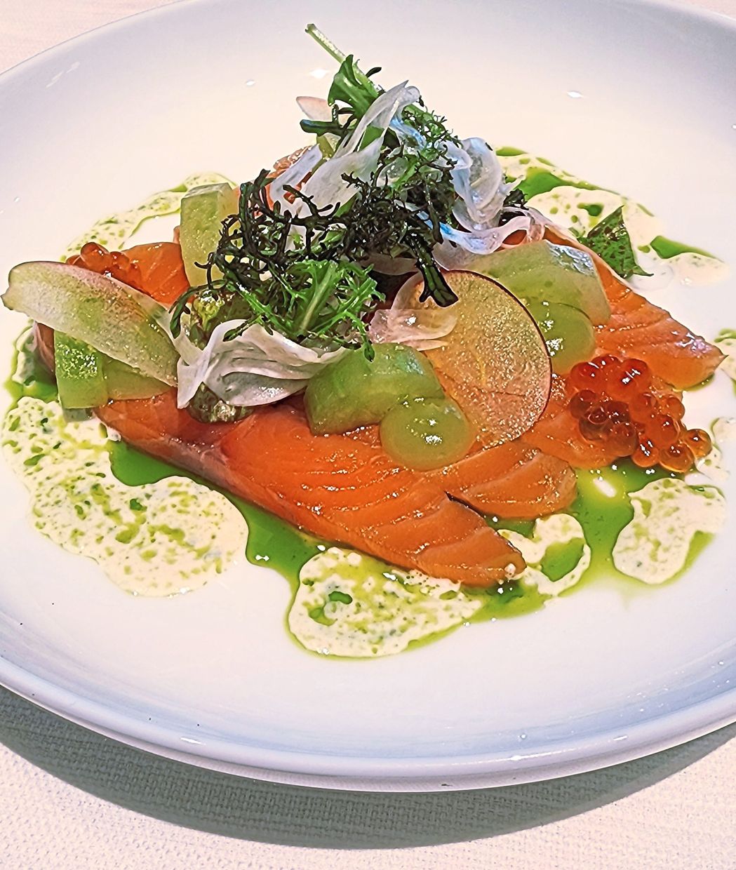 The lightly cured salmon alludes to Drageide’s Scandinavian roots and makes for a delicious meal opener. — Photos: ABIRAMI DURAI/The Star