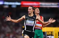 Athletics-New Zealander Beamish stuns Bakkali to take steeplechase gold