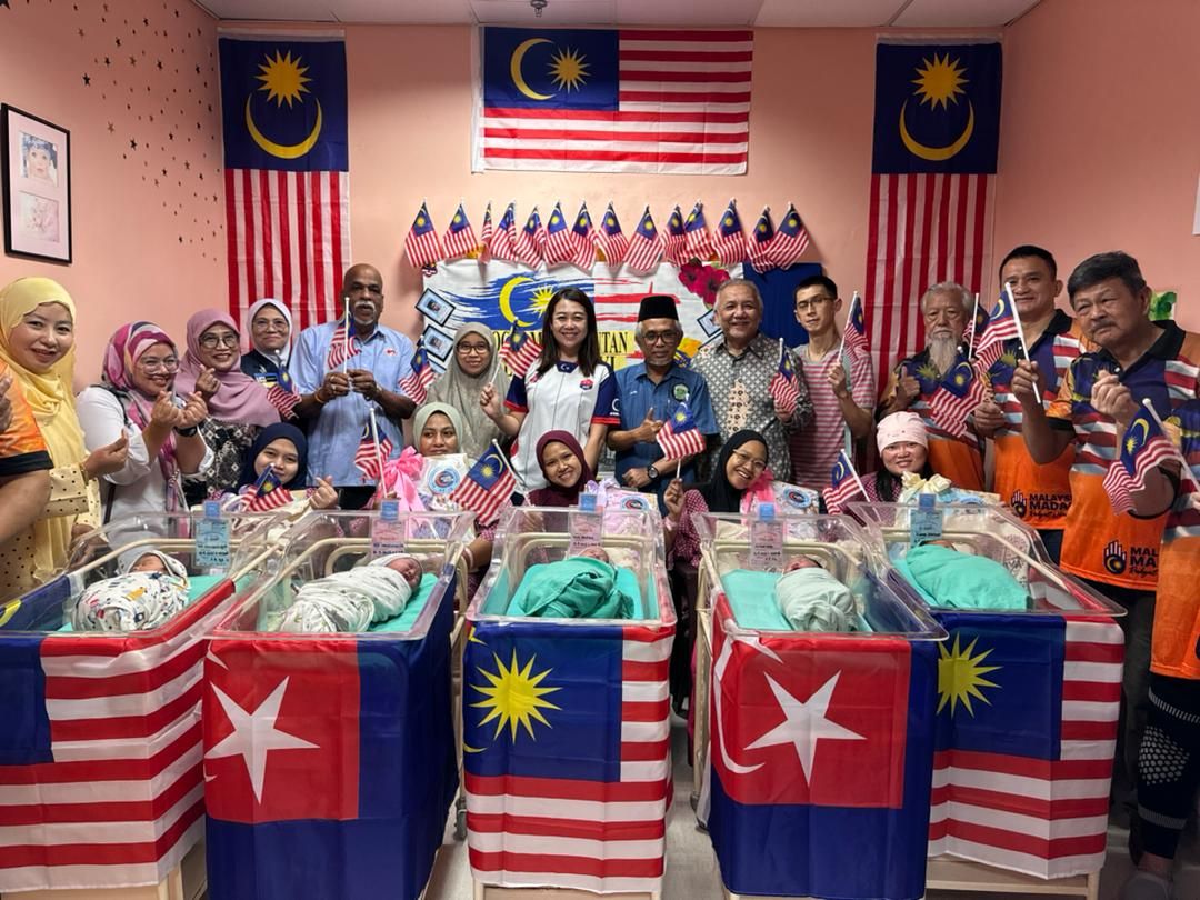 Malaysia Day bliss: Newborns bring double joy at two Johor hospitals