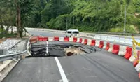 New sinkhole forces single-lane closure at KM78 of Jalan Gua Musang-Lojing
