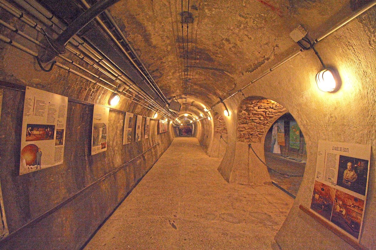 In Paris, head underground to learn all about the city's vast sewer system. — IGNIS/Wikimedia Commons