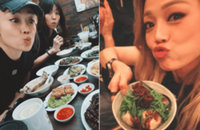 HK singer Joey Yung has bak kut teh and cendol in Singapore