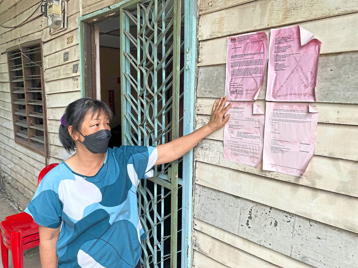 Yean says she has nowhere to go after being evicted.