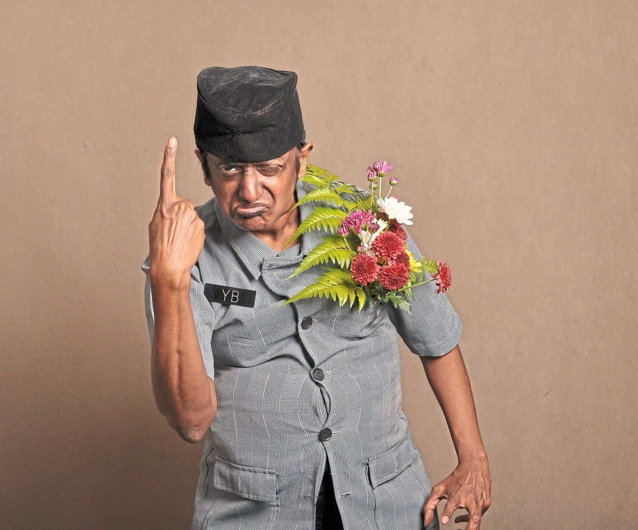 YBeeee, one of the characters theatre veteran Jo Kukathas will bring to the stage at Bobo KL. — Courtesy of Instant Cafe Theatre