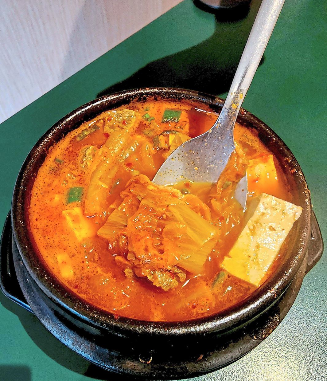 The kimchi jiggae is incredibly comforting and nourishing from the get-go. — ABIRAMI DURAI/The Star