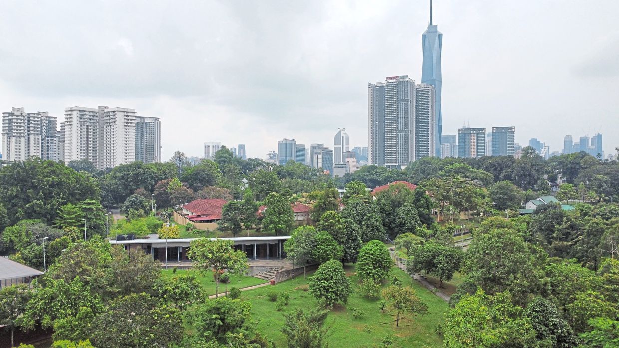 Taman Dusun Bandar in Kuala Lumpur houses over 300 tree species like jackfruit, cempedak, rambutan, durian, mango and pulasan.