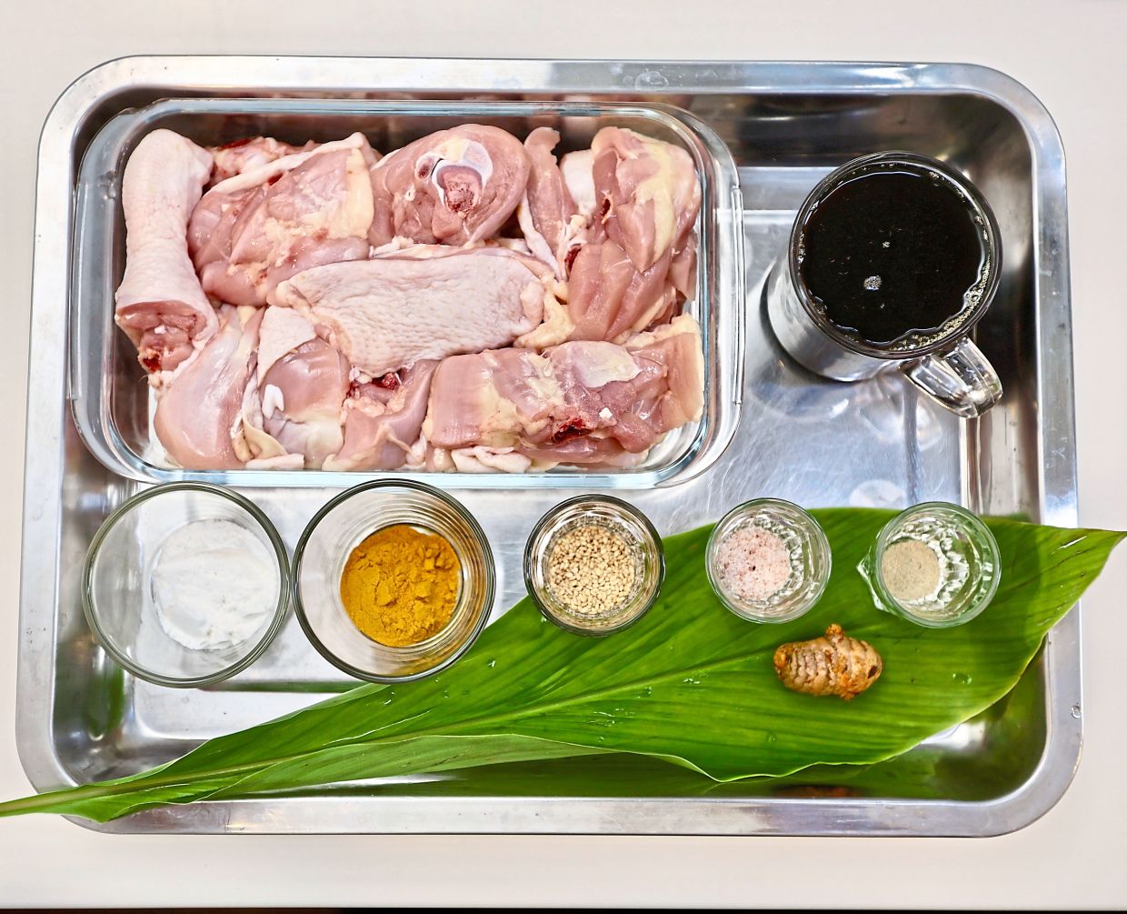 Since sesame oil has a high smoking point, the same cup of oil can be used for frying a few times.