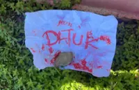 Sabah PAS chief's home targeted with red paint