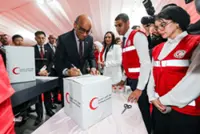 Singapore Red Cross hands over further S$1.2mil of aid for Palestinian evacuees; to fund education unit