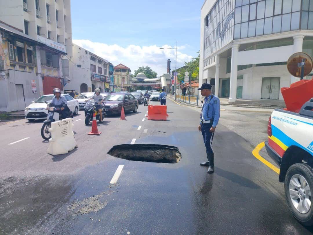 Repairs on Burmah Road sink to take five days, say mayor Rajendran
