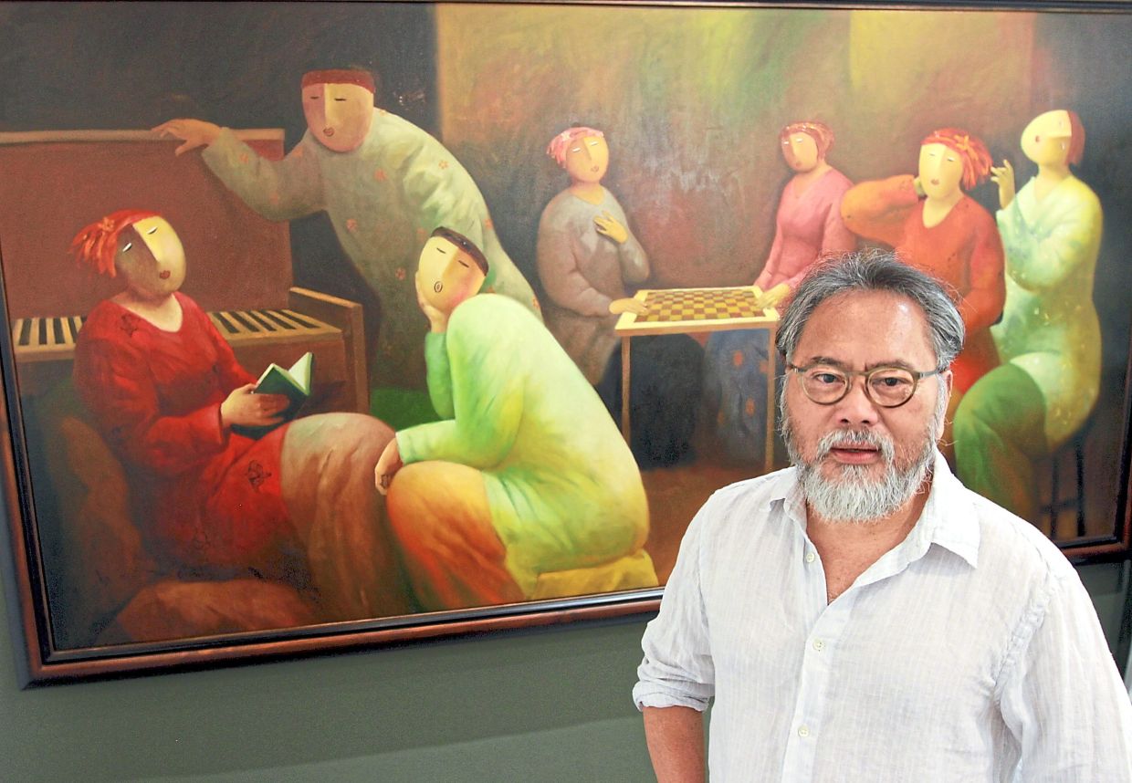 Eng Tay is a Malaysia-born, New York-based artist known for his gentle, round shaped and fluid paintings, sculptures and etchings. Photo: Filepic/The Star