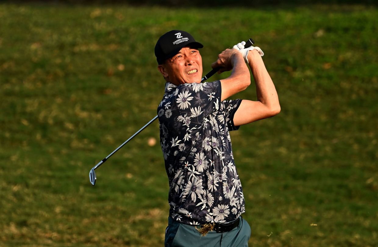 China golf pioneer Zhang Lianwei continues his support for the Macao Open and is aiming for third title here. -- Picture by Paul Lakatos/IMG.