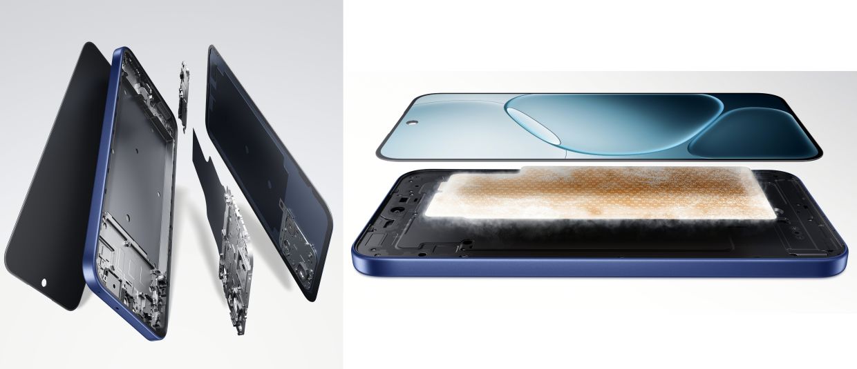 With shock-absorbing cushioning materials and advanced cooling, the phone offers users peace of mind in the heat or on the move.