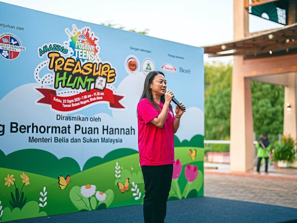 Youth and Sports Minister Hannah Yeoh officiated the event and praised its great impact. Photo: Positive Teens