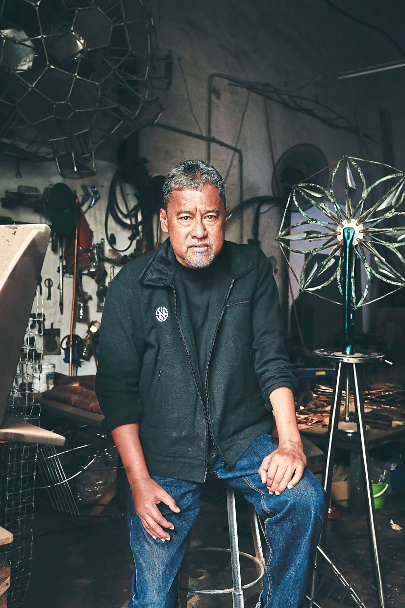 Ramlan says that retirement has allowed him the freedom to focus on his personal journey as an artist. 