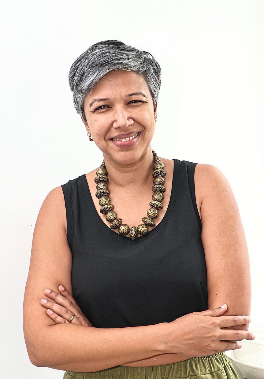 Nadirah worked closely with curator Eva McGovern (pictured) to bring her vision for 'Air Mata Air' to life.